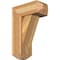 Ekena Millwork Traditional Craftsman Rough Sawn Bracket w/ Offset Brace, Western Red Cedar, 8"W x 18"D x 26"H BKT0806X18X26TRA04RWR - alternate 1